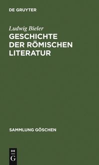 Produktbild: Geschichte der r&ouml;mischen Literatur