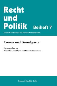 Produktbild: Corona und Grundgesetz.