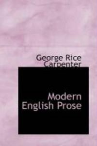 Produktbild: Modern English Prose