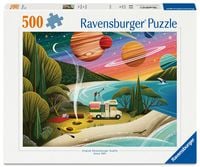 Produktbild: Erwachsenenpuzzle 500 Teile - Camping unter dem Kosmos