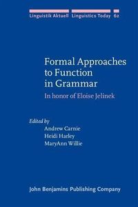 Produktbild: Formal Approaches to Function in Grammar