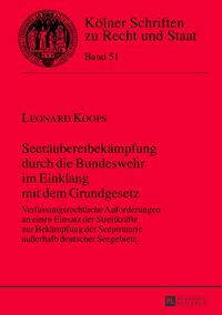 Produktbild: Seer&auml;ubereibek&auml;mpfung durch die Bundeswehr im Einklang mit dem Grundgesetz
