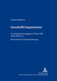 Produktbild: Goodwill Impairment