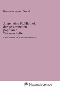 Produktbild: Allgemeine Bibbliothek der gesammelten popul&auml;ren Wissenschaften