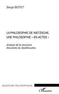 Produktbild: La philosophie de Nietzsche, une philosophie "en actes"