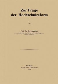 Produktbild: Zur Frage der Hochschulreform