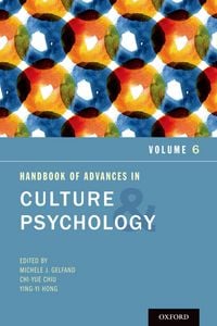 Produktbild: Handbook of Advances in Culture and Psychology