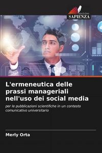 Produktbild: L'ermeneutica delle prassi manageriali nell'uso dei social media