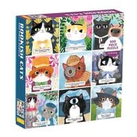 Produktbild: Mudpuppy: Bookish Cats 500 Piece Family Puzzle