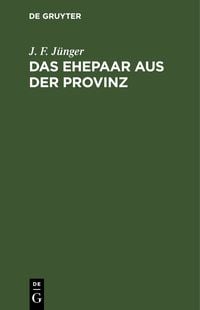 Produktbild: Das Ehepaar aus der Provinz