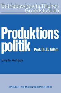 Produktbild: Produktionspolitik