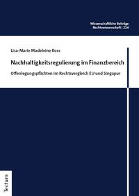 Produktbild: Nachhaltigkeitsregulierung im Finanzbereich