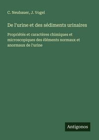 Produktbild: De l'urine et des s&eacute;diments urinaires