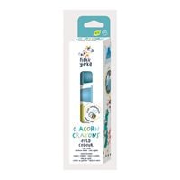 Produktbild: HAKUYOKA - Wachsmalkreide Eichel blau-gr&uuml;n