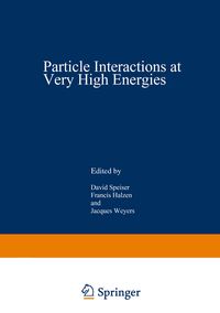 Produktbild: Particle Interactions at Very High Energies