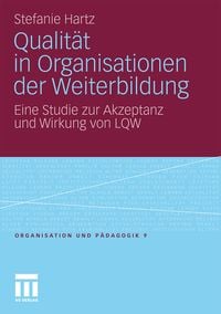 Produktbild: Qualit&auml;t in Organisationen der Weiterbildung