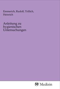 Produktbild: Anleitung zu hygienischen Untersuchungen