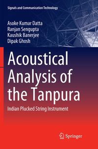 Produktbild: Acoustical Analysis of the Tanpura