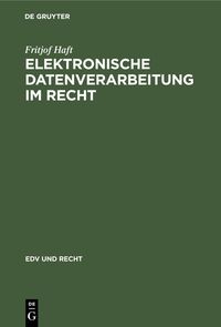 Produktbild: Elektronische Datenverarbeitung im Recht