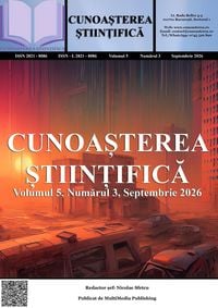 Produktbild: Cunoașterea Științifica, Volumul 5, Numarul 3, Septembrie 2026