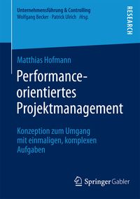 Produktbild: Performance-orientiertes Projektmanagement