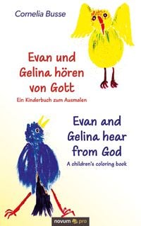 Produktbild: Evan und Gelina hören von Gott - Ein Kinderbuch zum Ausmalen