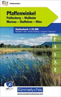 Produktbild: Pfaffenwinkel Peissenberg, Weilheim, Murnau, Staffelsee, Wies Nr. 28 Outdoorkarte Deutschland 1:35 000