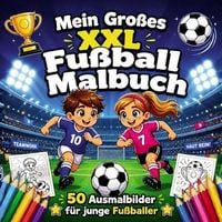Produktbild: Mein Grosses XXL Fussball Malbuch