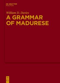 Produktbild: A Grammar of Madurese