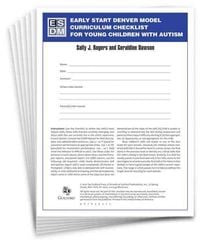 Produktbild: Early Start Denver Model Curriculum Checklist for Young Children with Autism
