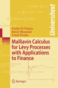 Produktbild: Malliavin Calculus for L&eacute;vy Processes with Applications to Finance