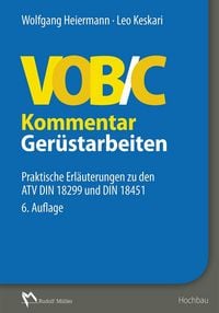 Produktbild: VOB/C Kommentar - Ger&uuml;starbeiten - E-Book