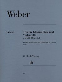 Bild vom Artikel Weber, Carl Maria von - Trio g-moll op. 63 für Klavier, Flöte und Violoncello vom Autor Carl Maria Weber