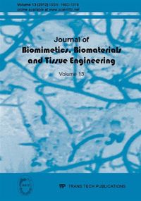 Produktbild: Journal of Biomimetics, Biomaterials & Tissue Engineering Vol.13