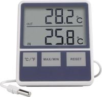 Produktbild: Kabelgebundenes Thermometer Wei&szlig; 1015