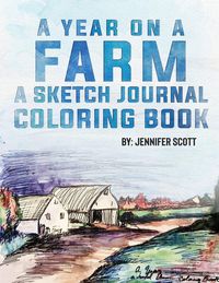 Produktbild: A Year On a Farm a Sketch Journal Coloring Book