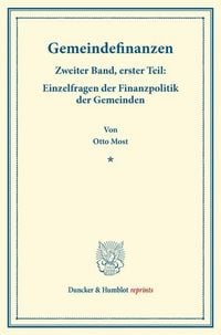Produktbild: Gemeindefinanzen.