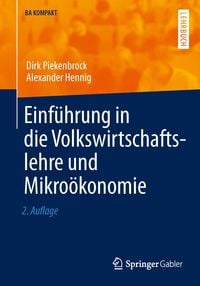 Produktbild: Einf&uuml;hrung in die Volkswirtschaftslehre und Mikro&ouml;konomie