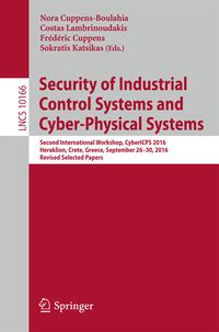 Produktbild: Security of Industrial Control Systems and Cyber-Physical Systems