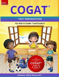 Produktbild: COGAT Test Prep Grade 7 and Grade 8 Level 13 and Level 14