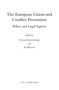 Produktbild: The European Union and Conflict Prevention