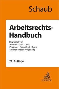 Produktbild: Arbeitsrechts-Handbuch