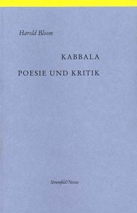 Produktbild: Kabbala &ndash; Poesie und Kririk