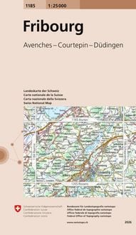 Produktbild: Swisstopo 1 : 25 000 Fribourg / Freiburg