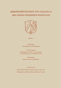 Produktbild: Der Chemismus der Muskelmaschine. Physiologische Forschung als Voraussetzung zur Bestgestaltung der menschlichen Arbeit. Ern&auml;hrung und Leistungsf&auml;higk