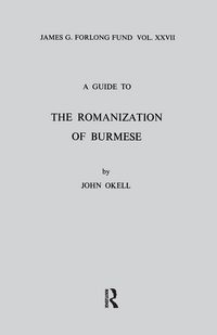Produktbild: A Guide to the Romanization of Burmese