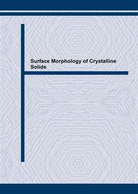 Produktbild: Surface Morphology of Crystalline Solids