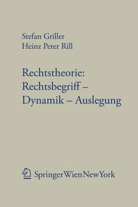 Produktbild: Rechtstheorie: Rechtsbegriff - Dynamik - Auslegung