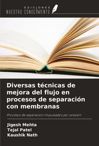 Produktbild: Diversas t&eacute;cnicas de mejora del flujo en procesos de separaci&oacute;n con membranas