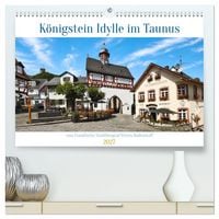 Produktbild: K&ouml;nigstein Idylle im Taunus (hochwertiger Premium Wandkalender 2027 DIN A2 quer), Kunstdruck in Hochglanz